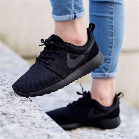 black nike sneakers womens|nike all black sneakers women.